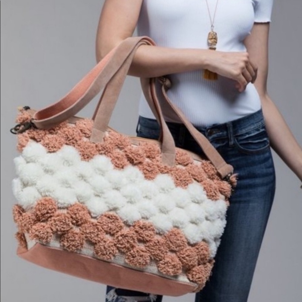 Ruggine Flannery Pom Pom Bag